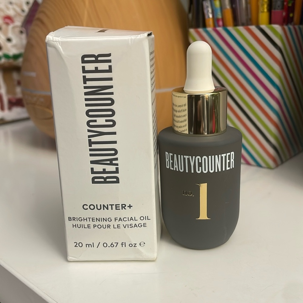 BeautyCounter Counter+ Brightening Facial Oil 0.67fl 20ml NEW IN BOX!